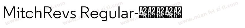 MitchRevs Regular字体转换